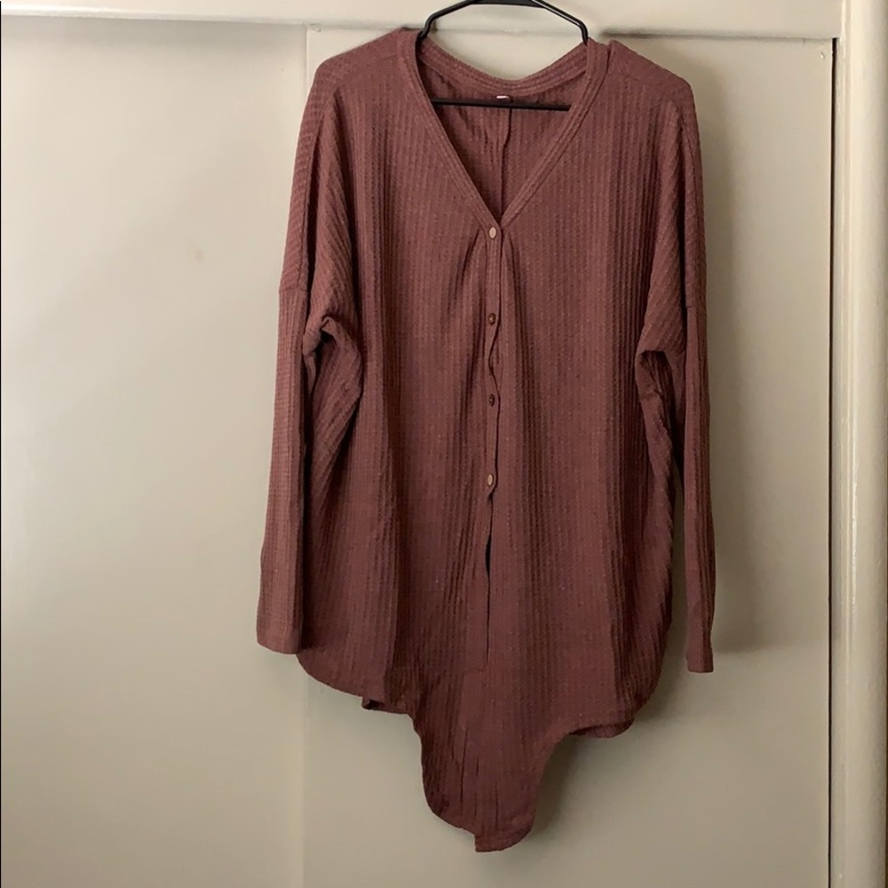 Long Sleeve V-Neck Sweater